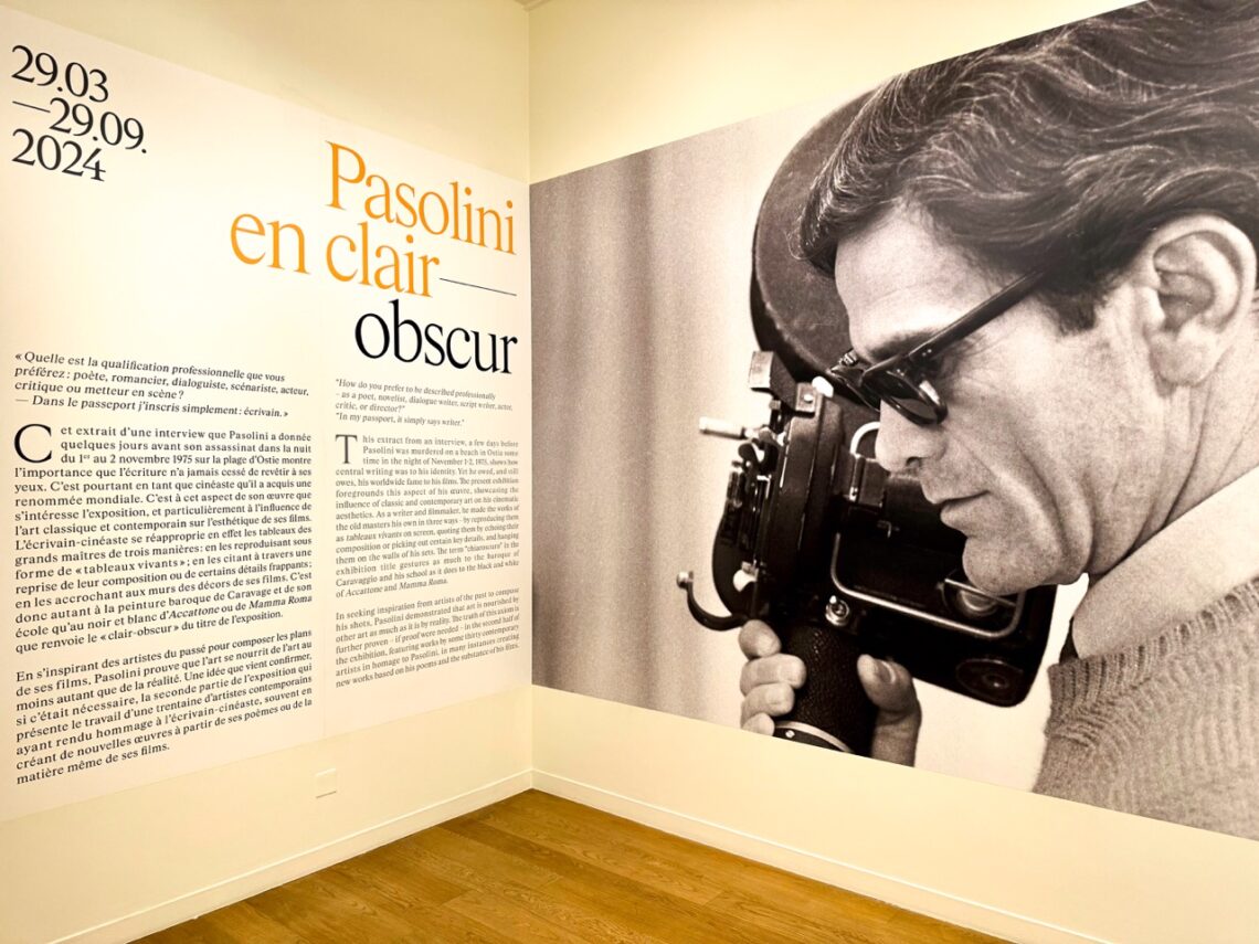 pasolini en clair-obscur